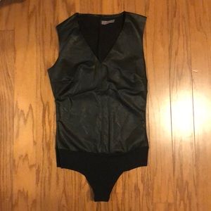 Commando faux leather bodysuit